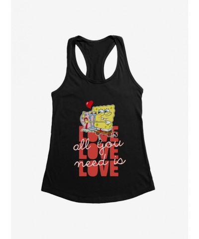 Best Deal SpongeBob SquarePants All You Need Is Love Girls Tank $8.17 Tanks