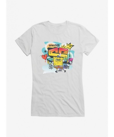 Absolute Discount SpongeBob SquarePants Hip Hop King Girls T-Shirt $9.76 T-Shirts