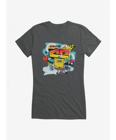 Absolute Discount SpongeBob SquarePants Hip Hop King Girls T-Shirt $9.76 T-Shirts