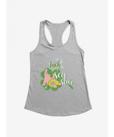 Pre-sale Discount SpongeBob SquarePants Luck Of The Sea Star Girls Tank $9.16 Tanks