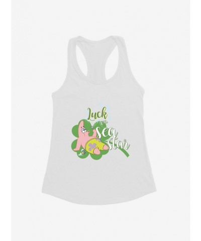 Pre-sale Discount SpongeBob SquarePants Luck Of The Sea Star Girls Tank $9.16 Tanks