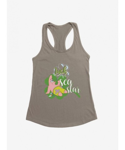 Pre-sale Discount SpongeBob SquarePants Luck Of The Sea Star Girls Tank $9.16 Tanks