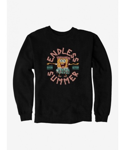 Festival Price SpongeBob SquarePants Hula Endless Summer Sweatshirt $14.76 Sweatshirts