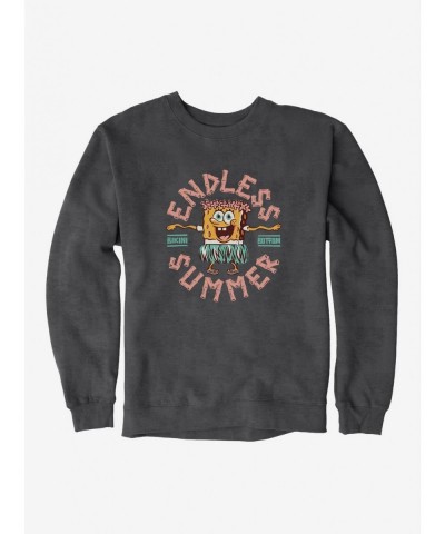 Festival Price SpongeBob SquarePants Hula Endless Summer Sweatshirt $14.76 Sweatshirts