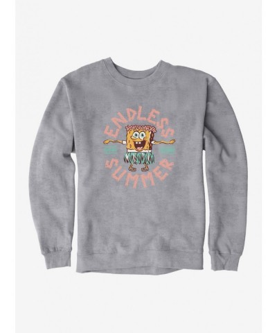 Festival Price SpongeBob SquarePants Hula Endless Summer Sweatshirt $14.76 Sweatshirts