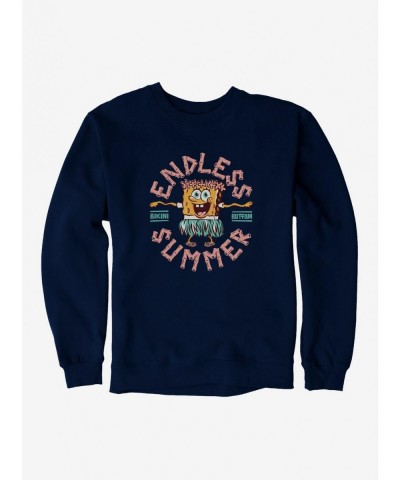 Festival Price SpongeBob SquarePants Hula Endless Summer Sweatshirt $14.76 Sweatshirts