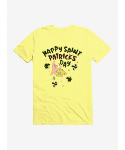 High Quality SpongeBob SquarePants Happy Saint Patrick's Day Bubbles T-Shirt $8.60 T-Shirts