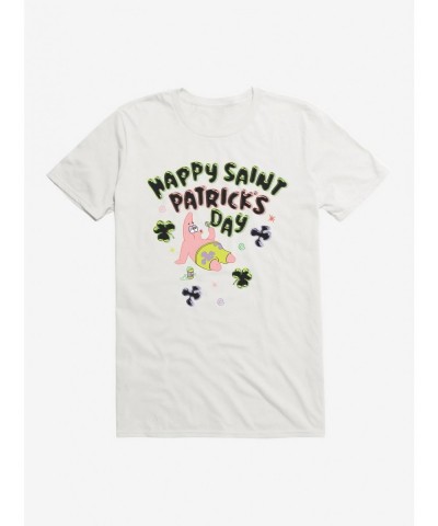 High Quality SpongeBob SquarePants Happy Saint Patrick's Day Bubbles T-Shirt $8.60 T-Shirts