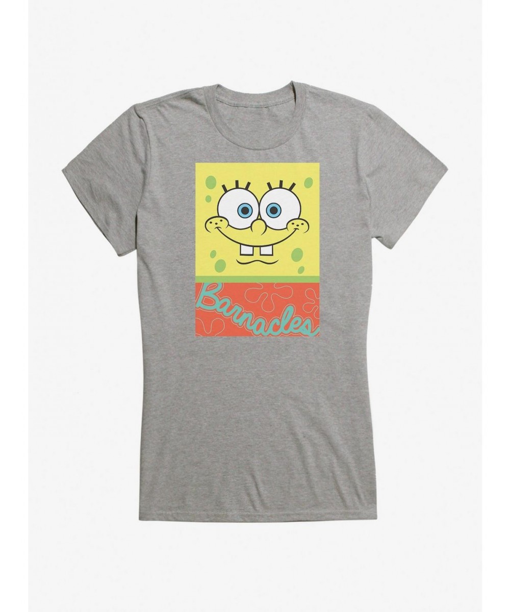 New Arrival Spongebob Squarepants Barnacles Square Girls T-Shirt $5.98 T-Shirts