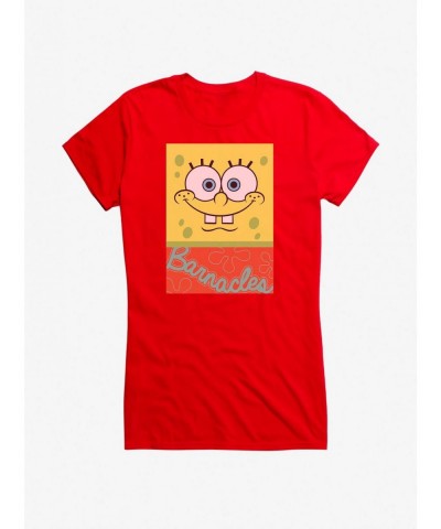 New Arrival Spongebob Squarepants Barnacles Square Girls T-Shirt $5.98 T-Shirts