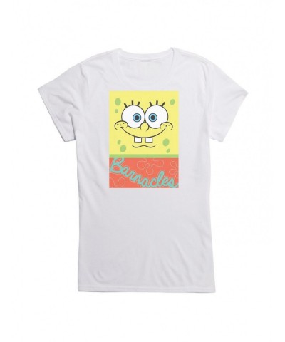 New Arrival Spongebob Squarepants Barnacles Square Girls T-Shirt $5.98 T-Shirts