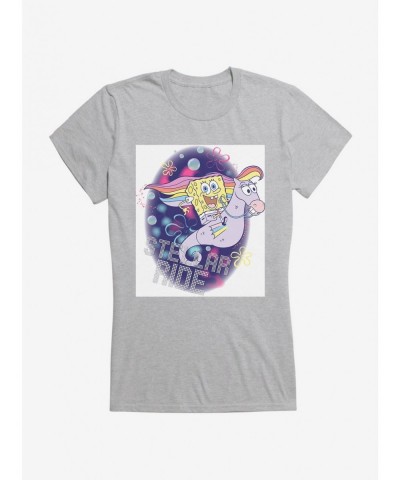 Value for Money SpongeBob SquarePants Stellar Ride Seahorse Girls T-Shirt $8.76 T-Shirts