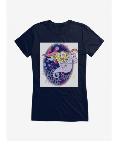 Value for Money SpongeBob SquarePants Stellar Ride Seahorse Girls T-Shirt $8.76 T-Shirts