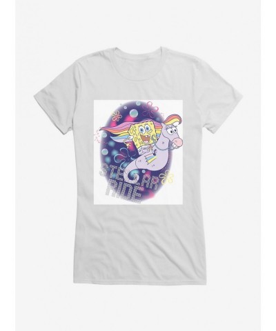 Value for Money SpongeBob SquarePants Stellar Ride Seahorse Girls T-Shirt $8.76 T-Shirts