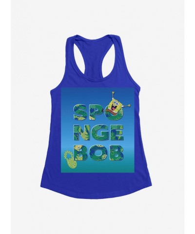 Crazy Deals SpongeBob SquarePants Neon Pineapples Girls Tank $8.57 Tanks