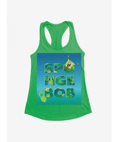 Crazy Deals SpongeBob SquarePants Neon Pineapples Girls Tank $8.57 Tanks