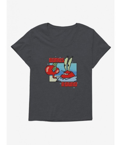 High Quality SpongeBob SquarePants Bonus Round Mister Krabs Girls T-Shirt Plus Size $7.65 T-Shirts