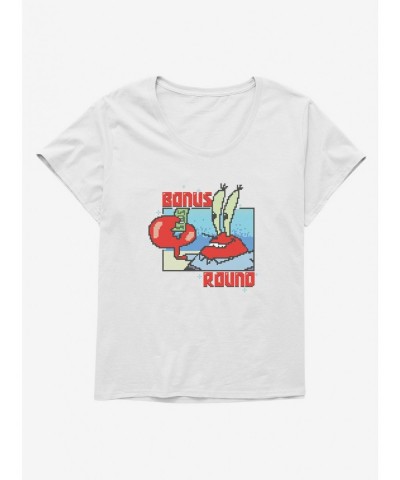 High Quality SpongeBob SquarePants Bonus Round Mister Krabs Girls T-Shirt Plus Size $7.65 T-Shirts