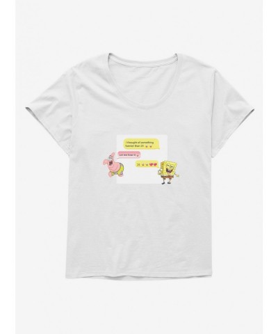 Discount SpongeBob SquarePants Something Funnier Than 24 Girls T-Shirt Plus Size $10.52 T-Shirts