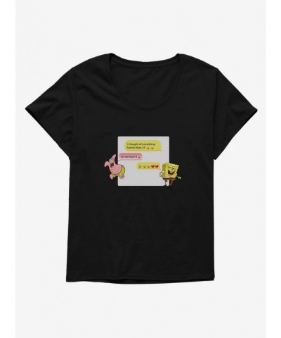 Discount SpongeBob SquarePants Something Funnier Than 24 Girls T-Shirt Plus Size $10.52 T-Shirts