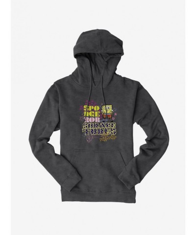 Big Sale SpongeBob SquarePants Script SpongeBob SquareTunes Black Hoodie $13.65 Hoodies