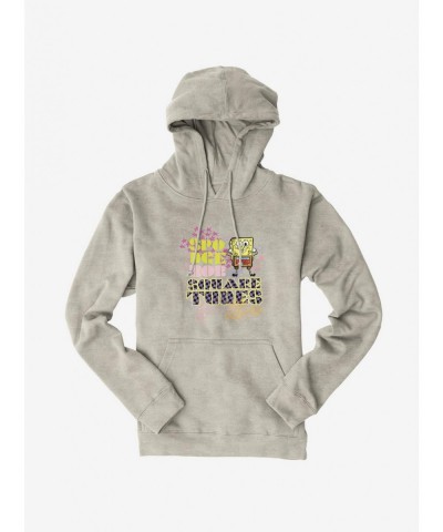 Big Sale SpongeBob SquarePants Script SpongeBob SquareTunes Black Hoodie $13.65 Hoodies