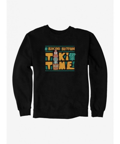 Premium SpongeBob SquarePants Totem Pole Tiki Time Sweatshirt $11.22 Sweatshirts