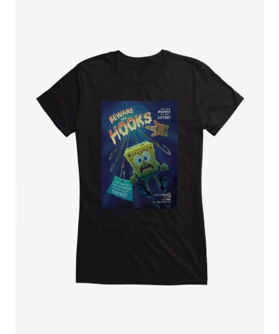 Low Price SpongeBob SquarePants Beware The Hooks Girls T-Shirt $9.96 T-Shirts