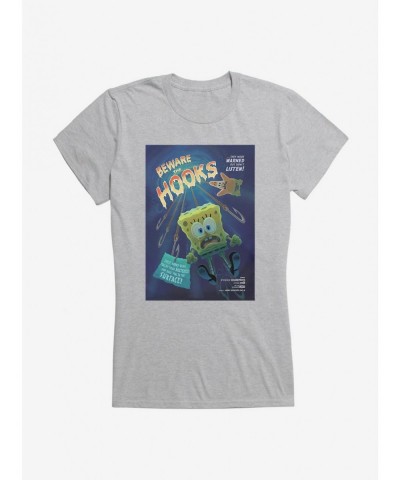 Low Price SpongeBob SquarePants Beware The Hooks Girls T-Shirt $9.96 T-Shirts