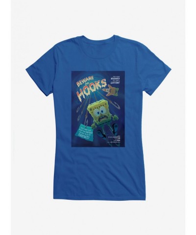 Low Price SpongeBob SquarePants Beware The Hooks Girls T-Shirt $9.96 T-Shirts