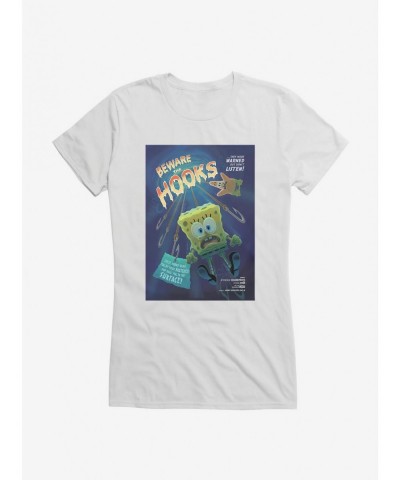 Low Price SpongeBob SquarePants Beware The Hooks Girls T-Shirt $9.96 T-Shirts