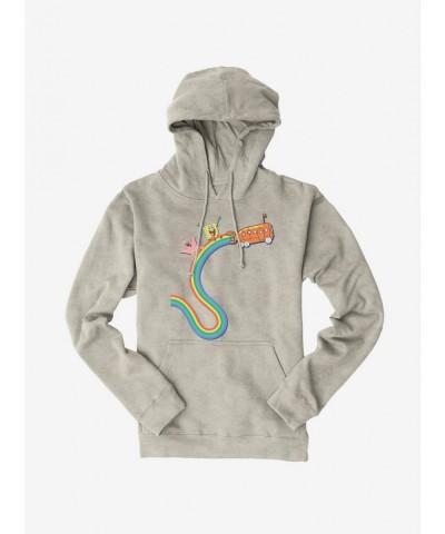 Unique SpongeBob SquarePants Rainbow Bus Hoodie $13.29 Hoodies