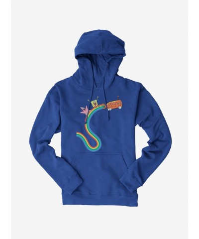 Unique SpongeBob SquarePants Rainbow Bus Hoodie $13.29 Hoodies