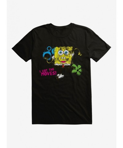 Exclusive Price SpongeBob SquarePants Got The Moves Dance T-Shirt $8.03 T-Shirts