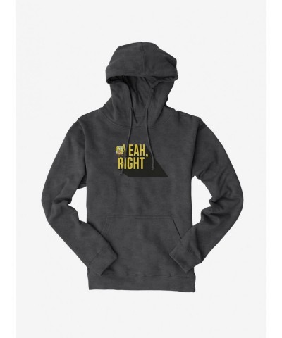 Pre-sale Discount SpongeBob SquarePants Yeah, Right Hoodie $17.60 Hoodies