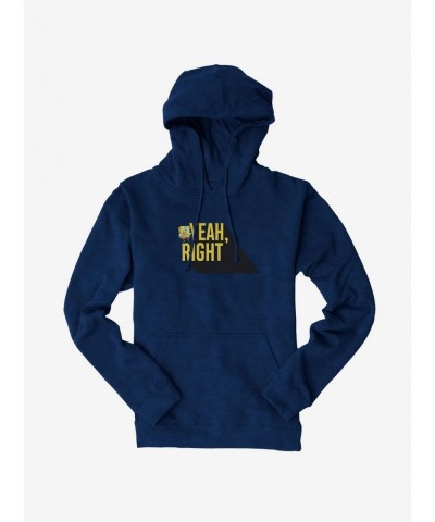 Pre-sale Discount SpongeBob SquarePants Yeah, Right Hoodie $17.60 Hoodies