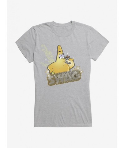 Limited Time Special SpongeBob SquarePants Patrick Gold Swag Girls T-Shirt $8.57 T-Shirts