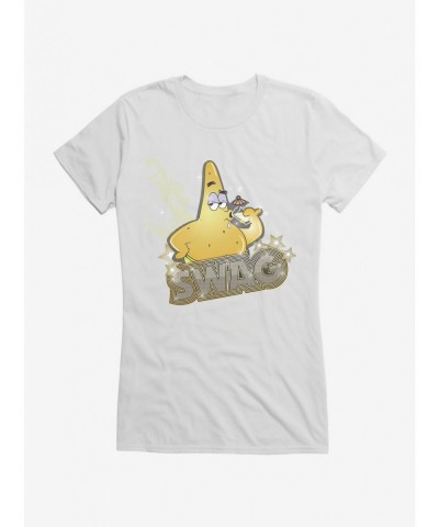 Limited Time Special SpongeBob SquarePants Patrick Gold Swag Girls T-Shirt $8.57 T-Shirts