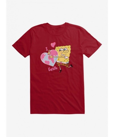 Cheap Sale SpongeBob SquarePants Earth Day World Love T-Shirt $8.99 T-Shirts