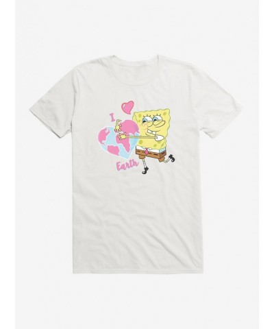 Cheap Sale SpongeBob SquarePants Earth Day World Love T-Shirt $8.99 T-Shirts