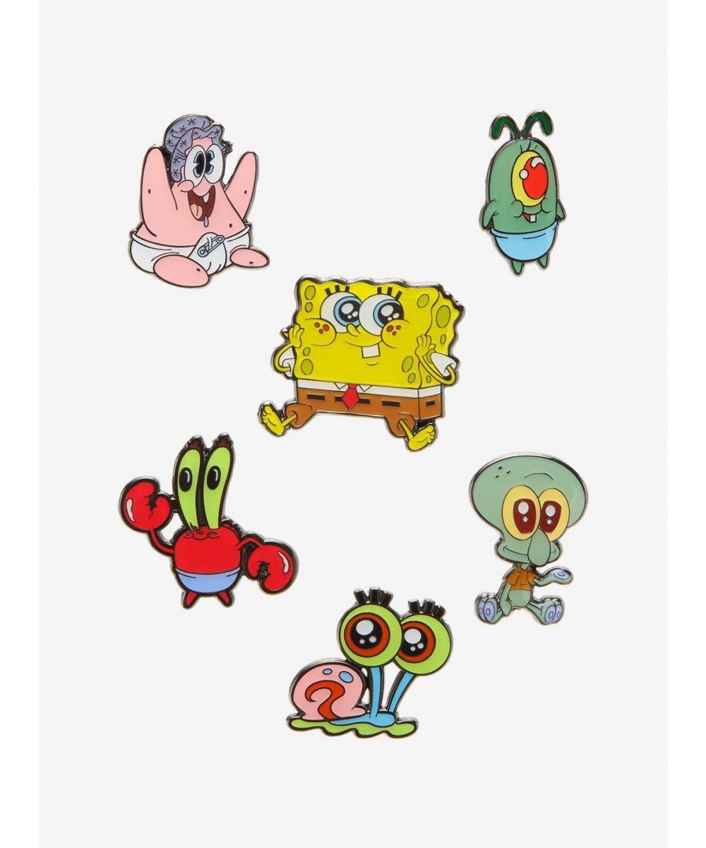 Pre-sale Discount SpongeBob SquarePants Baby Blind Box Enamel Pin $3.01 Pins