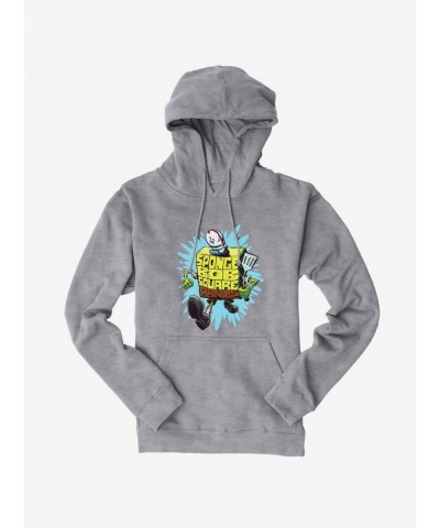 Clearance SpongeBob SquarePants Sponge Script Frycook Hoodie $16.88 Hoodies