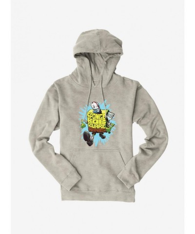 Clearance SpongeBob SquarePants Sponge Script Frycook Hoodie $16.88 Hoodies