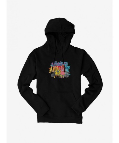 Low Price SpongeBob SquarePants Hip Hop Duo Hoodie $17.60 Hoodies