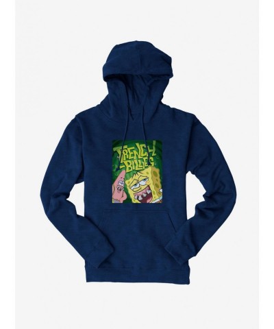 Seasonal Sale SpongeBob SquarePants Trenchbillies Poster Hoodie $12.57 Hoodies