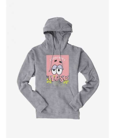 Festival Price SpongeBob SquarePants Patrick I Wish I Had A Nose Hoodie $16.52 Hoodies