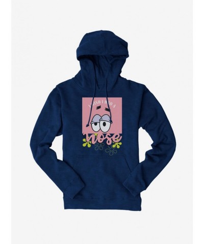 Festival Price SpongeBob SquarePants Patrick I Wish I Had A Nose Hoodie $16.52 Hoodies