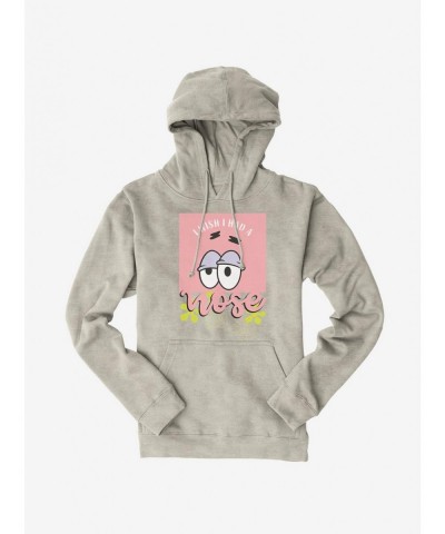 Festival Price SpongeBob SquarePants Patrick I Wish I Had A Nose Hoodie $16.52 Hoodies