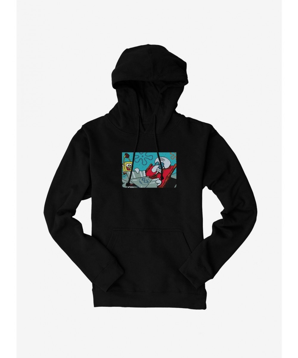 Discount Sale SpongeBob SquarePants Squidward Tanning Hoodie $17.96 Hoodies