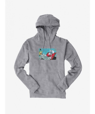 Discount Sale SpongeBob SquarePants Squidward Tanning Hoodie $17.96 Hoodies